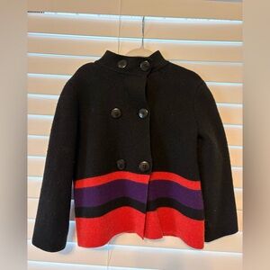 Janie and Jack Black Pea Coat